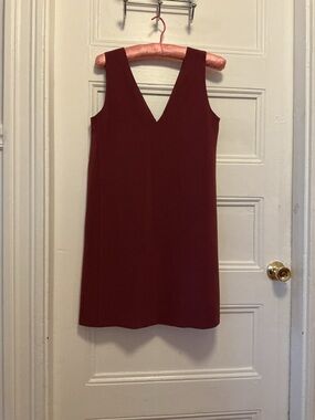 Theory | Dresses | Square Neck Linen Blend Fit Flare Minidress | Poshmark